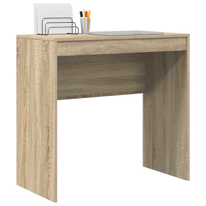 vidaXL - Bureau - Sonoma - Eik - 80 - x - 40 - x - 76 - cm