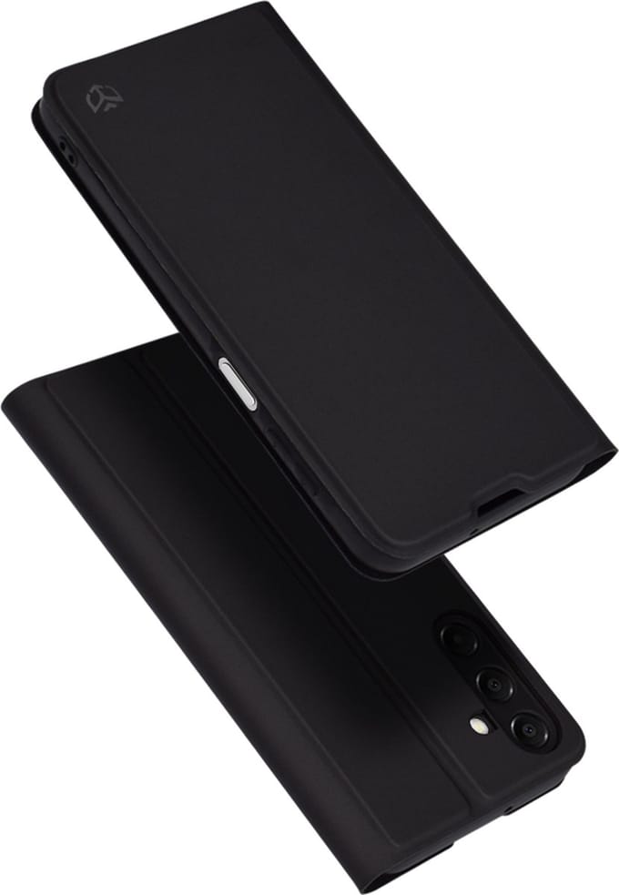 Hoesje geschikt voor Samsung Galaxy A16 - Techsuit Magskin Book Wallet Case - Zwart