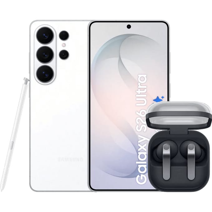 Samsung Galaxy S26 Ultra 256GB Wit 5G + Samsung Galaxy Buds4 Pro Zwart