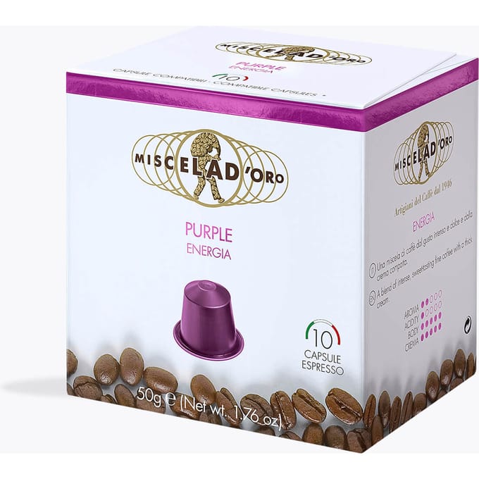 Miscela D'Oro Purple 10 capsules Nespresso®-compatibel