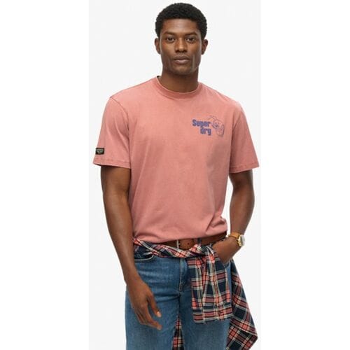 Superdry Trade Tools Oversized T-shirt Brown Grootte: Xxxl
