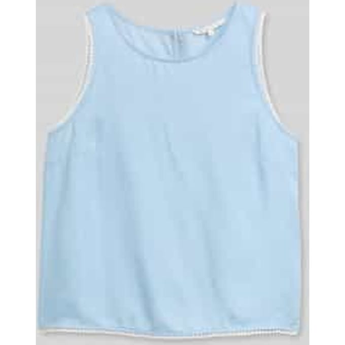 loose fit blousetop met gehaakte kant-details