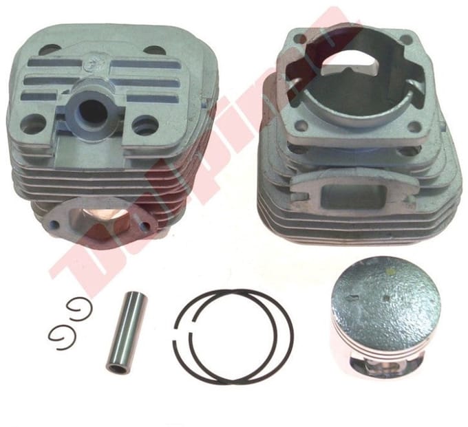 Cilinder met zuiger passend op Chinese kettingzaag 45mm 52cc DUAL
