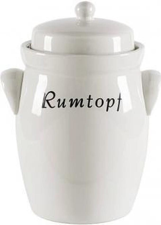 Rumtopf 5 liter crèmekleurig
