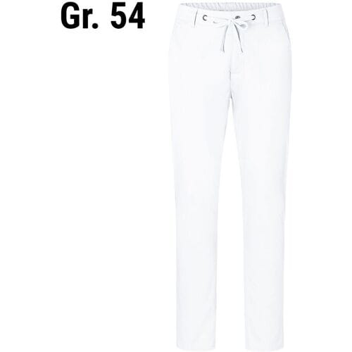 (6 stuks) KARLOWSKY Heren Modern Stretch Chino Broek - Wit - maat: 54