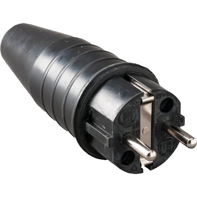 Heavy Duty Industriële Rubber Stroomstekker 16A 250V - 104446
