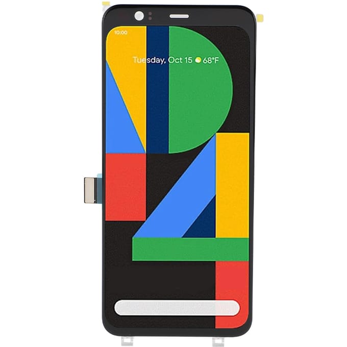 Schermvervanging voor Pixel 4 G020I G020N G020M Touchpaneel Digitizer Assembly met Gereedschap Ondersteuning yellow