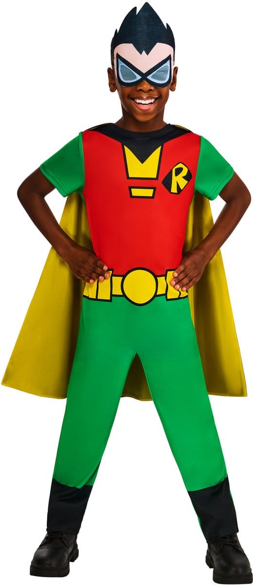 Teen Titans Go Robin Kinderkostuum - Rubies - Maat 9-10 Jaar