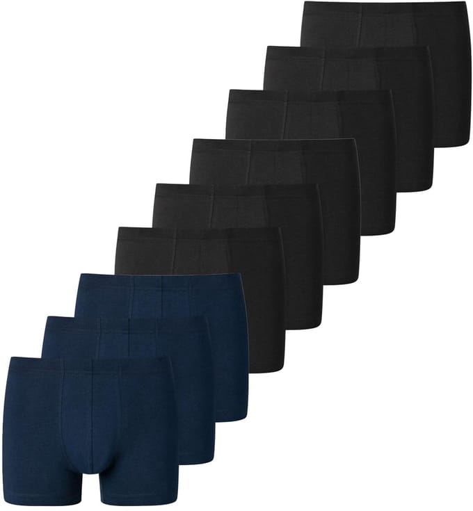 Schiesser Heren retro short / pant 9 pack 95/5 Essentials - Organic Cotton