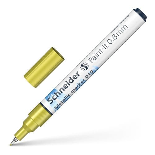 Schneider metallic marker - Paint-It 010 - 0.8mm - geel metallic - S-ML01001063