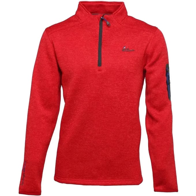 Fleece sweatshirt met halve rits Peak Mountain Cypar