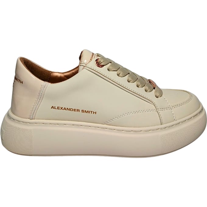 Damesschoenen Alexander Smith Eco-Greenwich Vrouw Total Cream