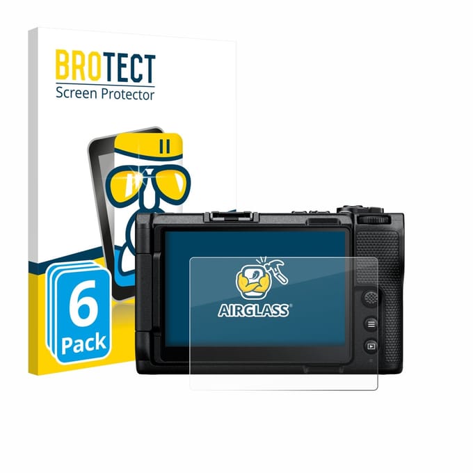 Screenprotector 6 Stuks voor Nikon ZR 2025 Beschermglas transparant