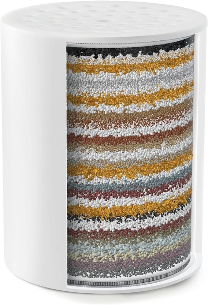 TIM® Douche Filter - Waterfilter - Douchekop Filter - Wit - 46cm x 41cm x 23 cm
