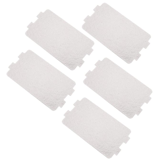 Plaque de Mica pour four à micro-ondes, accessoire de réparation de remplacement, 5 pièces white