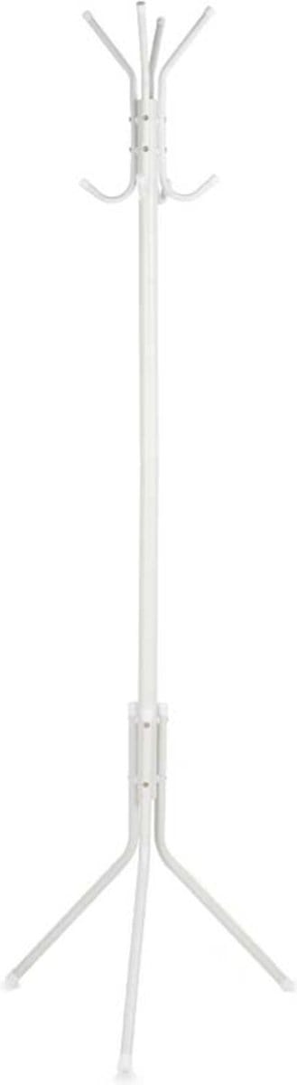 Nordix Staande kapstok - 8 Haken - Wit - 26,5x59,5x6cm - Metaal