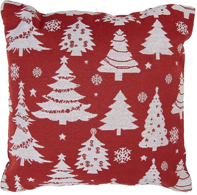 Clayre & Eef Sierkussen 45x45 cm Rood Polyester