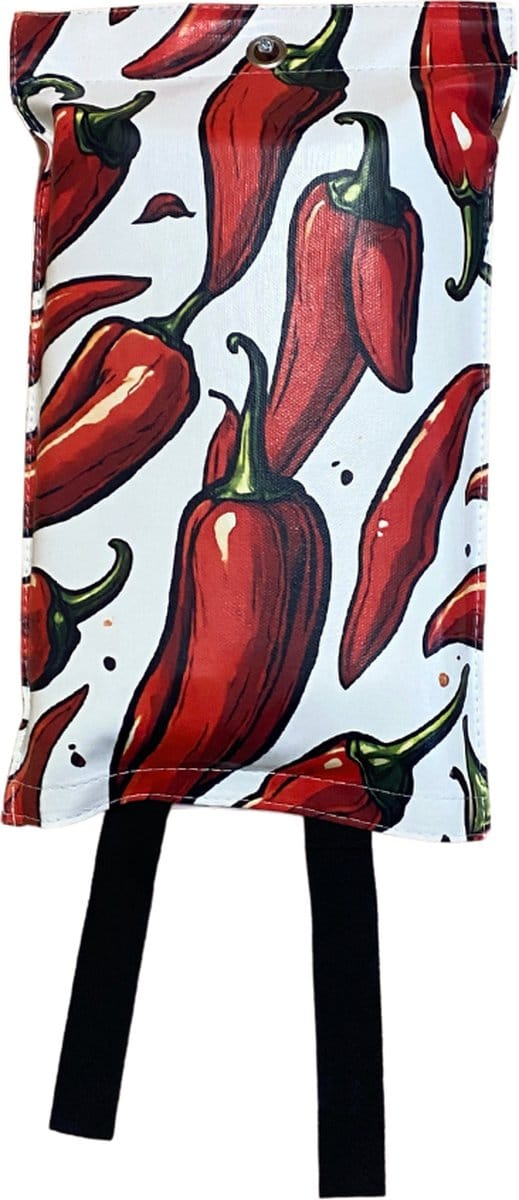 MultiMotion Design blusdeken 120x180cm - Rode Pepers - EN1869:1997 gekeurd