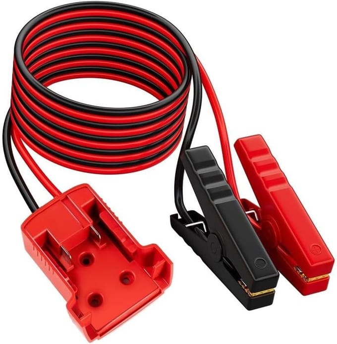 Startkabel - Boosterkabels - Auto Starten - 12AWG Dikke Draad - 1.75 meter - Rood