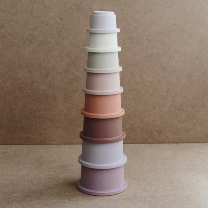 Mushie - Stapeltoren - Stapeltorens - Pastel