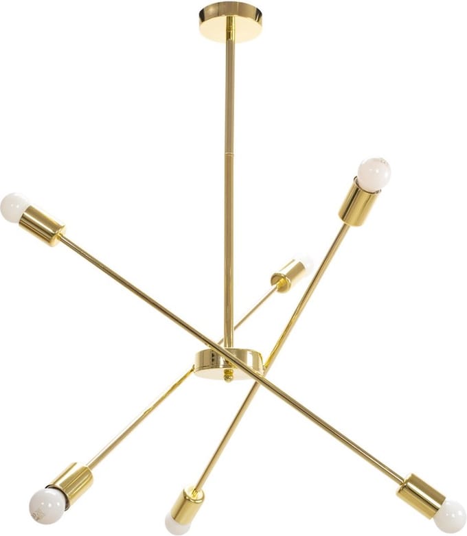Toolight App1115-6Cp Hanglamp Goud 57,5X72X57,5Cm