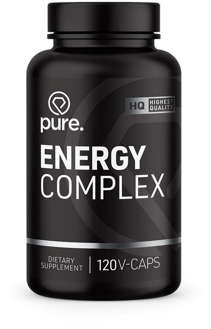Pure. Energy Complex Caps - 120 Vegan capsules - 150 mg cafeïne - vitamine C