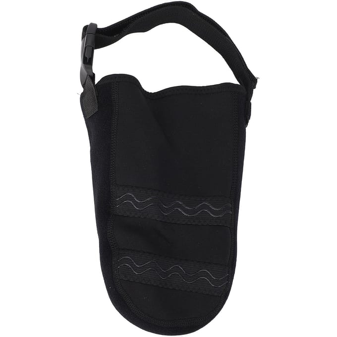 Verbeterde Antislip Antivuil Dubbele Verstelling Achterste Hielkussen Zwart black