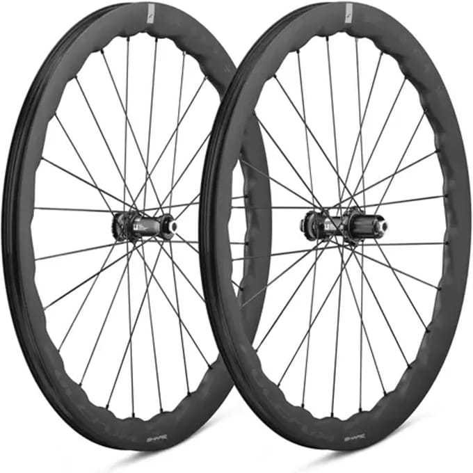 Paar wielen Campagnolo Sharq 42 XDR