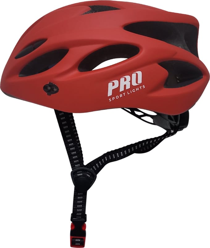 Fietshelm volwassenen - Large 57/62cm - 190gram - Mat Rood - mannen/vrouwen