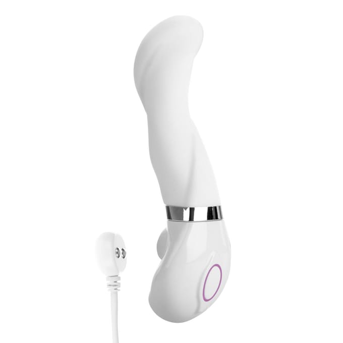 Oplaadbare  designvibrator van siliconen, 17,5 cm