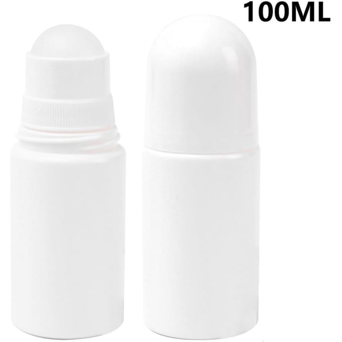 10 stuks Navulbare Lege Rollerflesjes Containers Herbruikbare Cosmetische Dispenserflesjes Duurzame Witte Reisflesjes