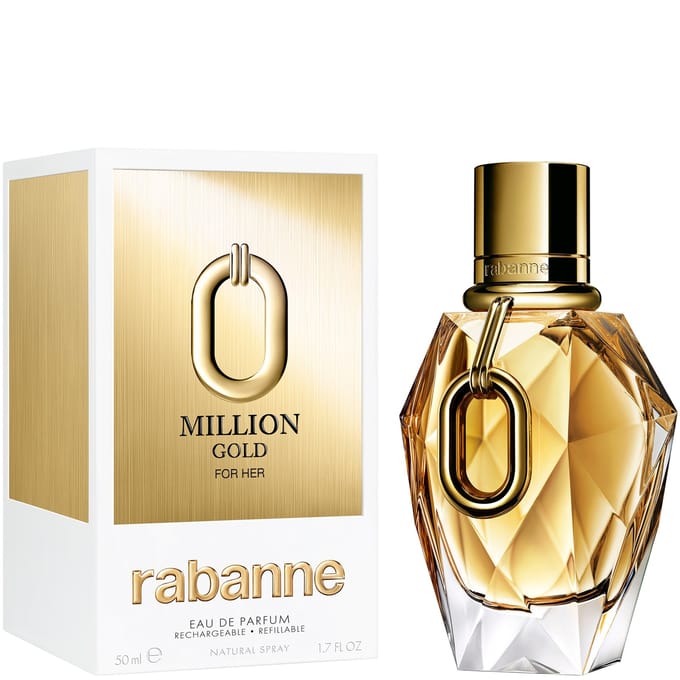 Rabanne Million Gold for Her Eau de Parfum Nevel Damesparfum Dames 50 ml