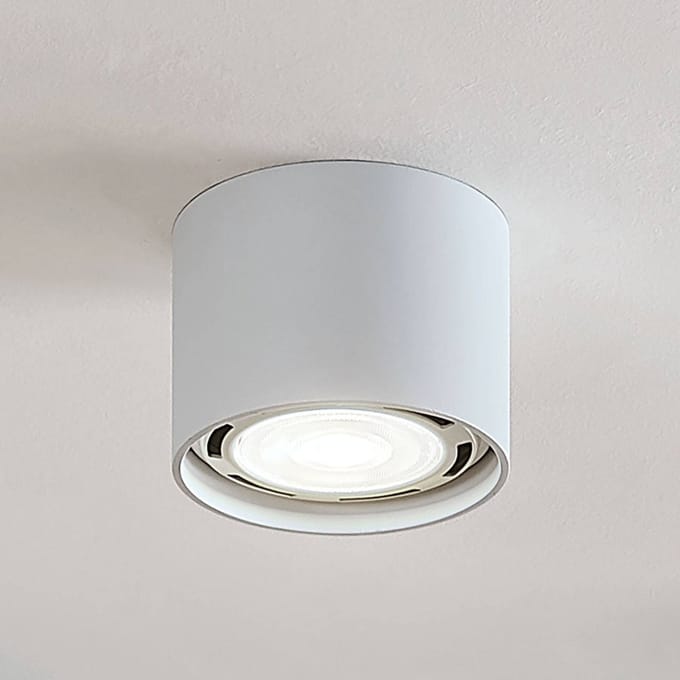 Arcchio - buitenspot - 1licht - Aluminium, metaal - H: 8.5 cm - GU10 - wit