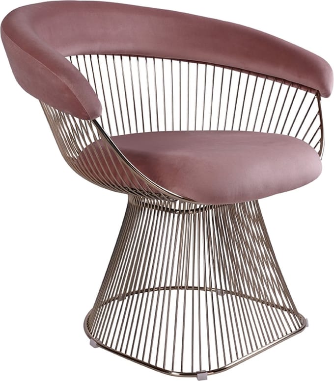 OHNO - Cairo Armleunstoel - Roze - Zachte Zitting