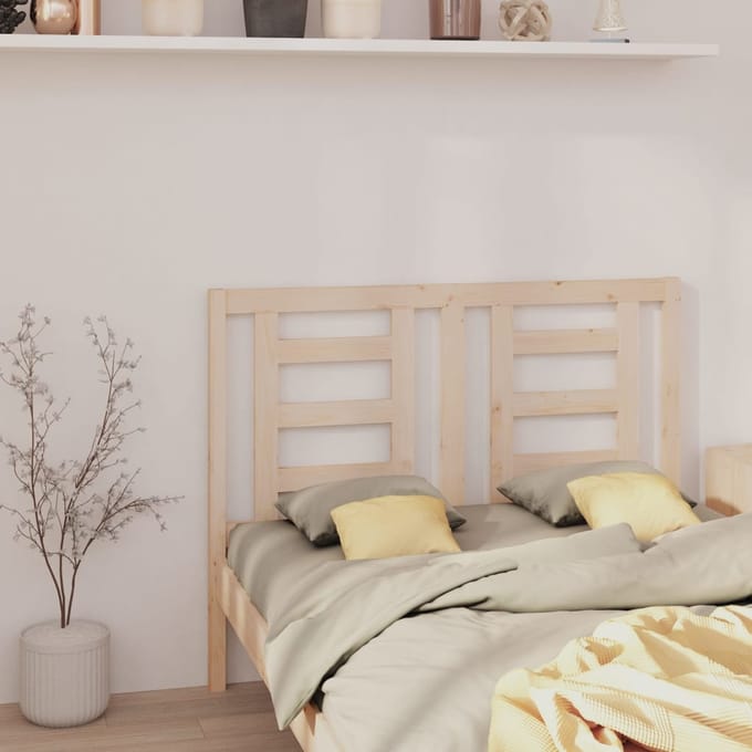 vidaXL - Hoofdbord - 146x4x100 - cm - massief - grenenhout