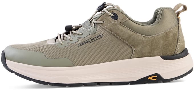 camel active Sneaker met vetersluiting - Maat menswear-43 - groen