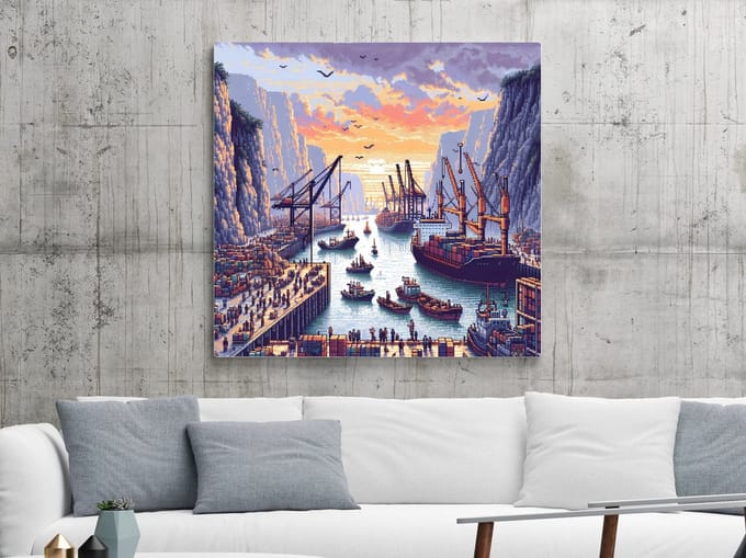 Kunstprint | Wanddecoratie | Dibond | 20 × 20 cm