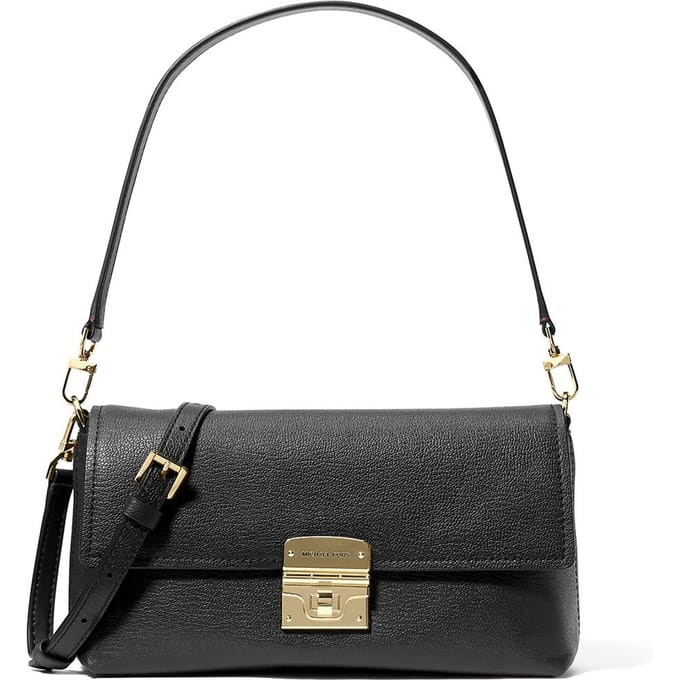 Michael Kors Medium Schoudertas Dames - Leer - Addie - Zwart