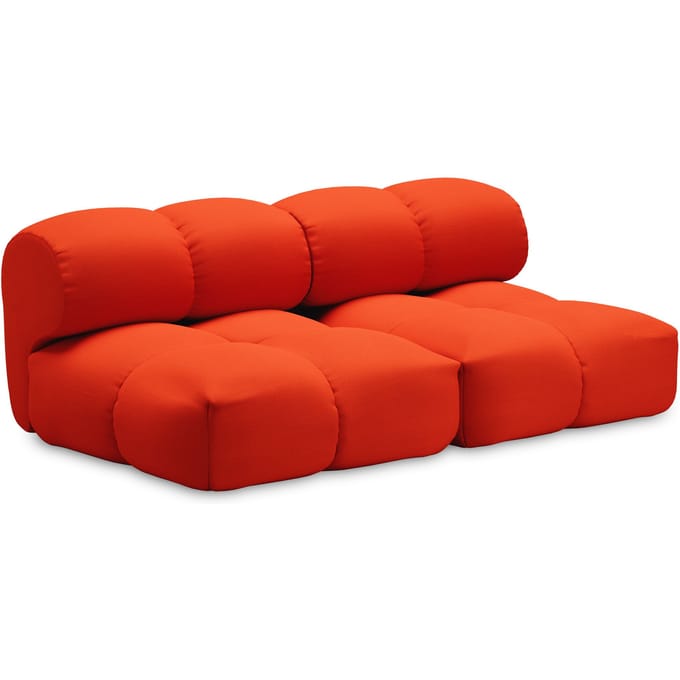 Objekte unserer Tage zander Sofa Design 02 (2,5 -zit) - Vidar 0542 Zuiver oranje