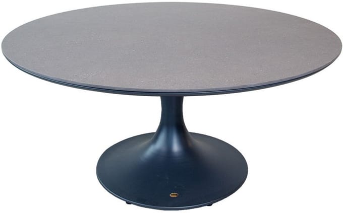Oosterik home - Bridgeport dining tafel midnight grey dia. 158 cm