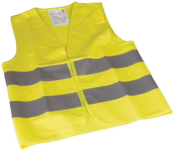 cartrend kinder-veiligheidsvest / pechvest, DIN EN1150, geel