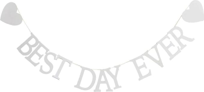Ginger Ray - Letterslinger Best Day Ever Hout
