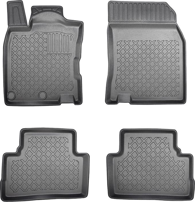 3D Automatten voor Nissan Qashqai (J11) (2014-2021) - 4-delig - TPE-Rubber