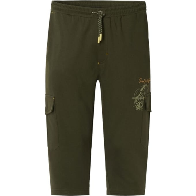 Jan Vanderstorm herren Joggingbroek - 80/82 - olijf - Plus Size
