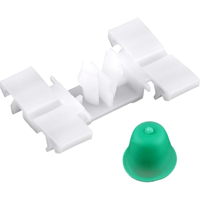 50 Stuks Witte Plastic Auto Deurlijst Trim Clips Bevestigingsclips Fasteners Voor BMW 3 Serie E36 E46 zwart