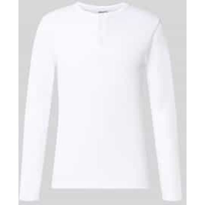 relaxed fit shirt met lange mouwen van katoenmix model 'MORRIS'