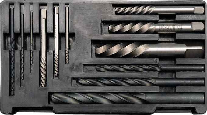 Schroevendraaier voor gebroken schroeven en HSS-boren voor metaal Yato YT-0591 12 st.
