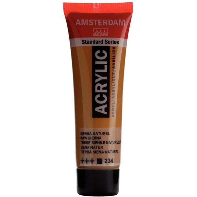 Verf - Acryl - 234 - Sienna naturel - Amsterdam - 20ml