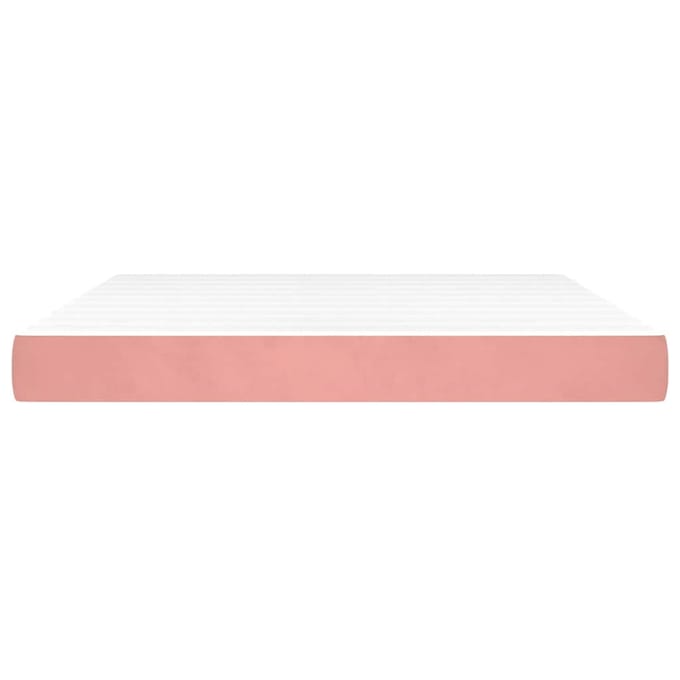 vidaXL - Pocketveringmatras - 160 - x - 220 - x - 20 - cm - Roze
