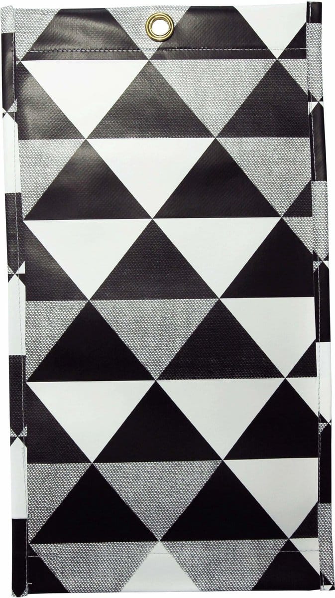 VSBV Design - Hoes Blusdeken - Zwart wit geruit